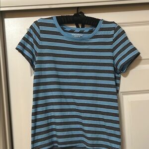 Blue Striped Shirt Woman’s